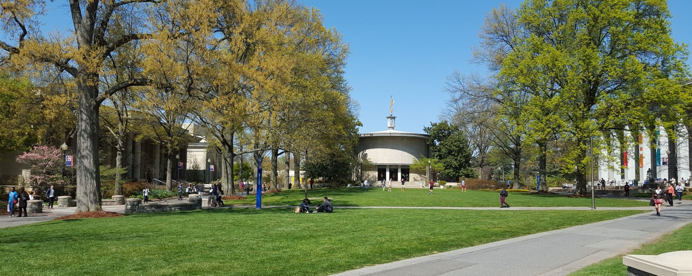 American University campus