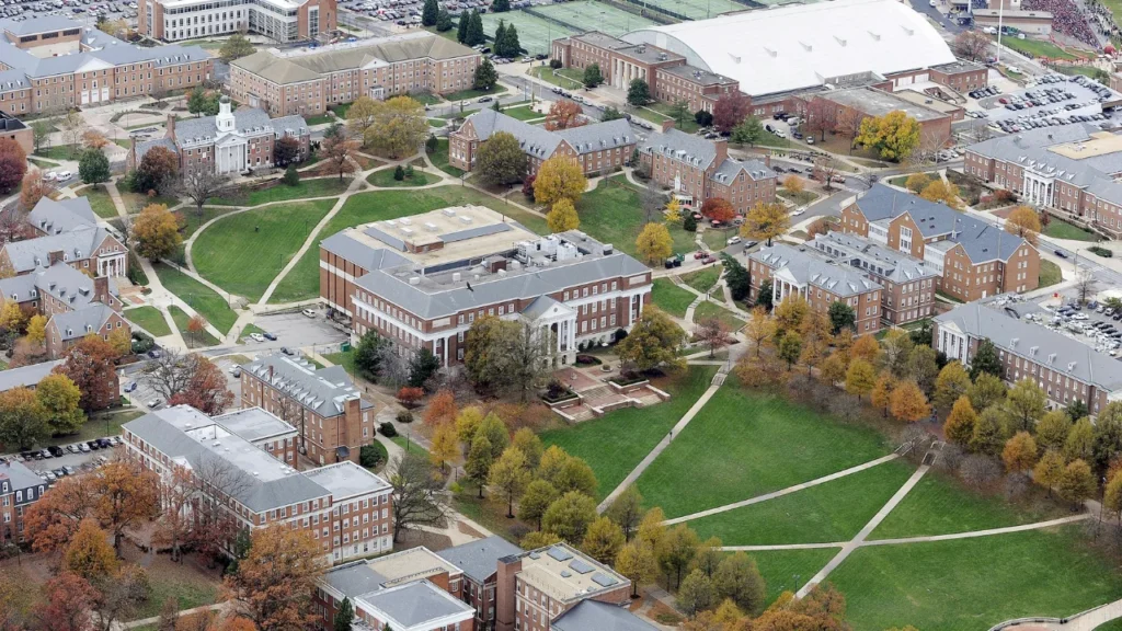 University of Maryland College Park entrance – highly regarded among rolling admission universities in USA for international students
